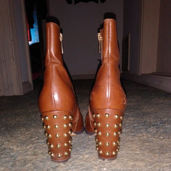 Michael Kors Linden Bubblestud Bootie Mocha Brown size 8 - Picture 5 of 5